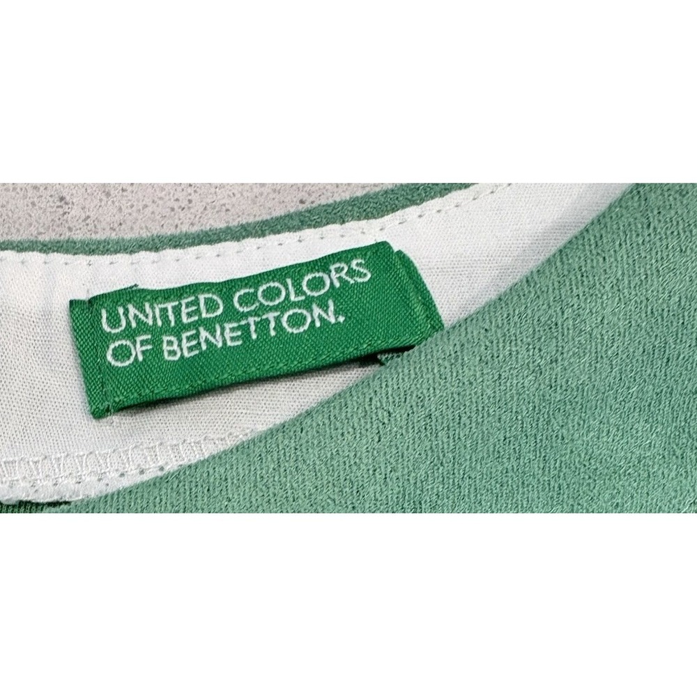 United Colors of Benetton White & Chic Green Effortless Layered-look Back Bow SM - Picture 11 of 14